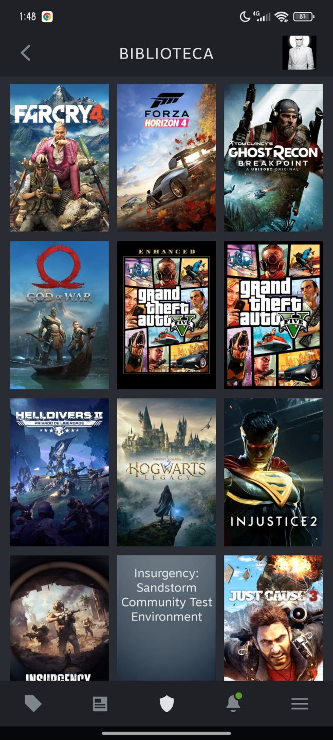 Conta STEAM unico dono