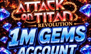 CONTA 1M+ DE GEMAS AOTR
