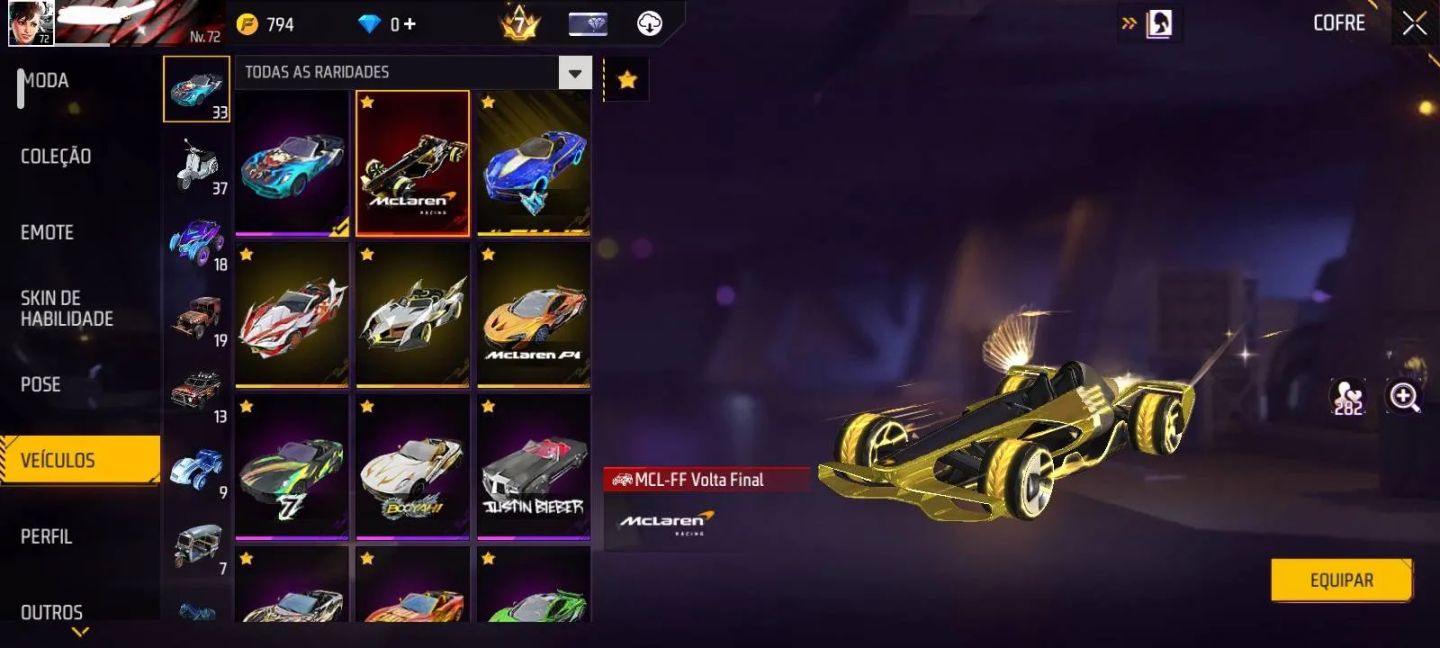 CONTA RARA FREE FIRE (LEIA DESCRIÇÃO)