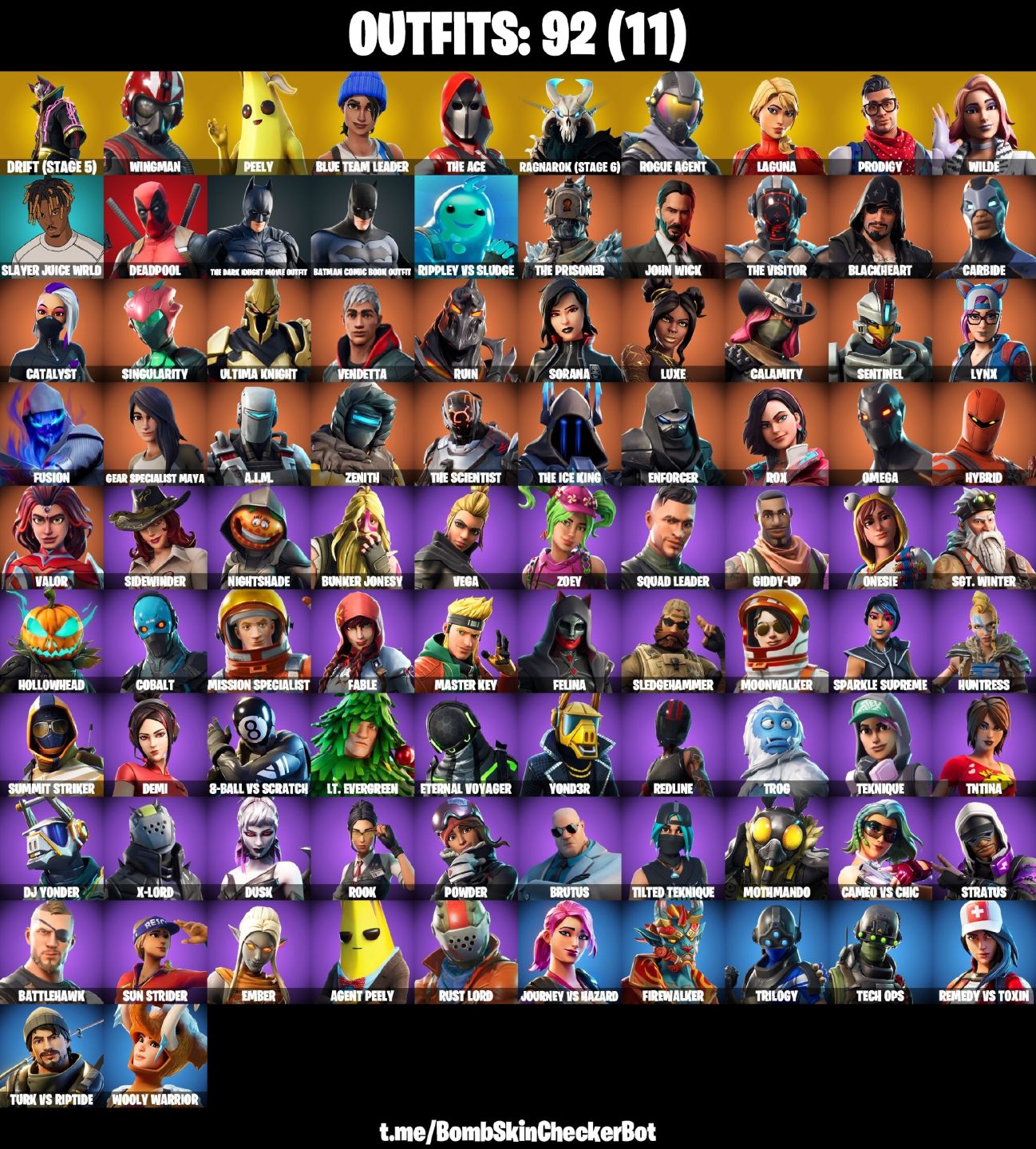 CONTA FORTNITE ATEMPORAL MAX, BLUE TEAM LEADER , ROGUE AGENT & 92 SKINS