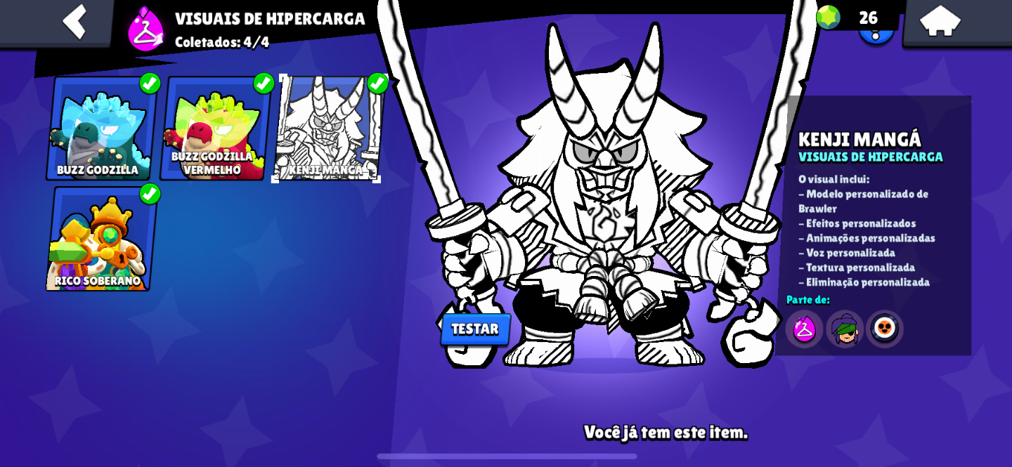 CONTA MUITO RARA E GEMADA (com criador de conteúdo adicionado!)