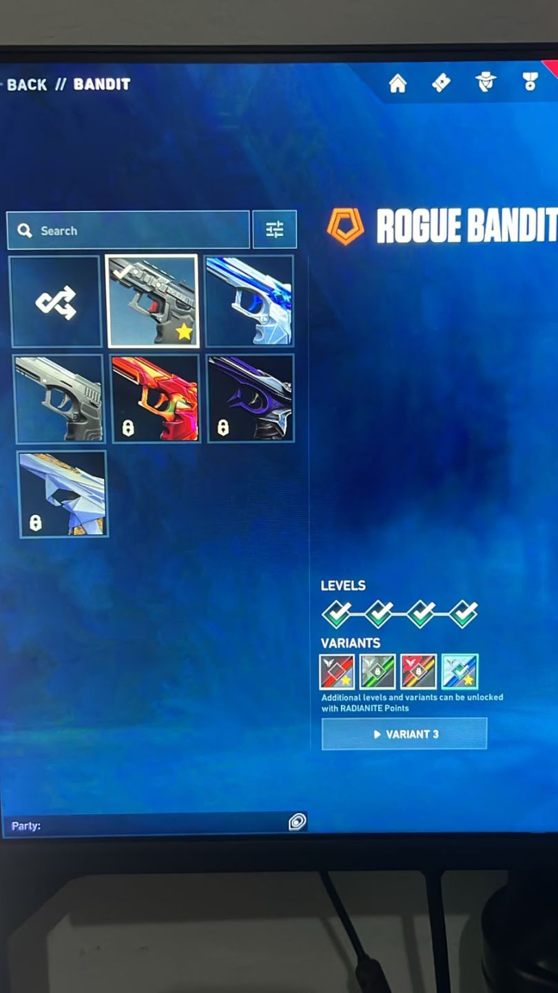 Conta valorant com MUITA skin pra sair rápido!