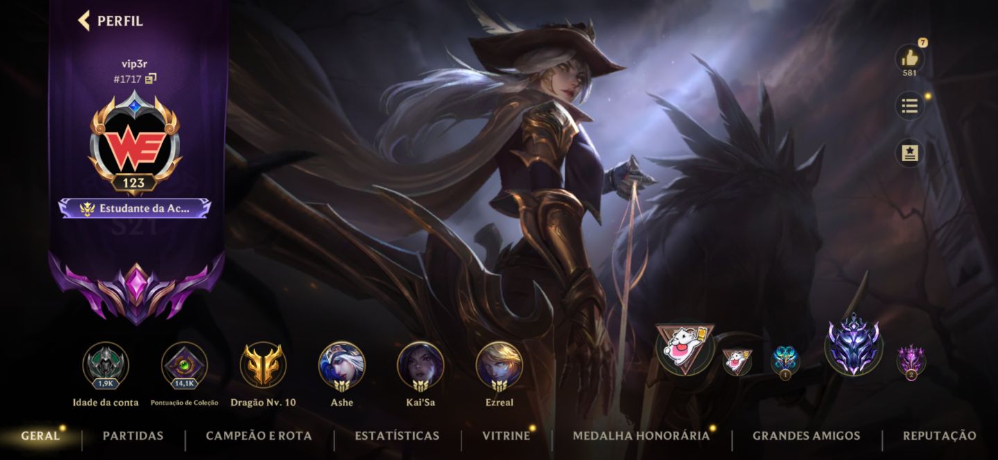 Conta Wild Rift Mestre 3