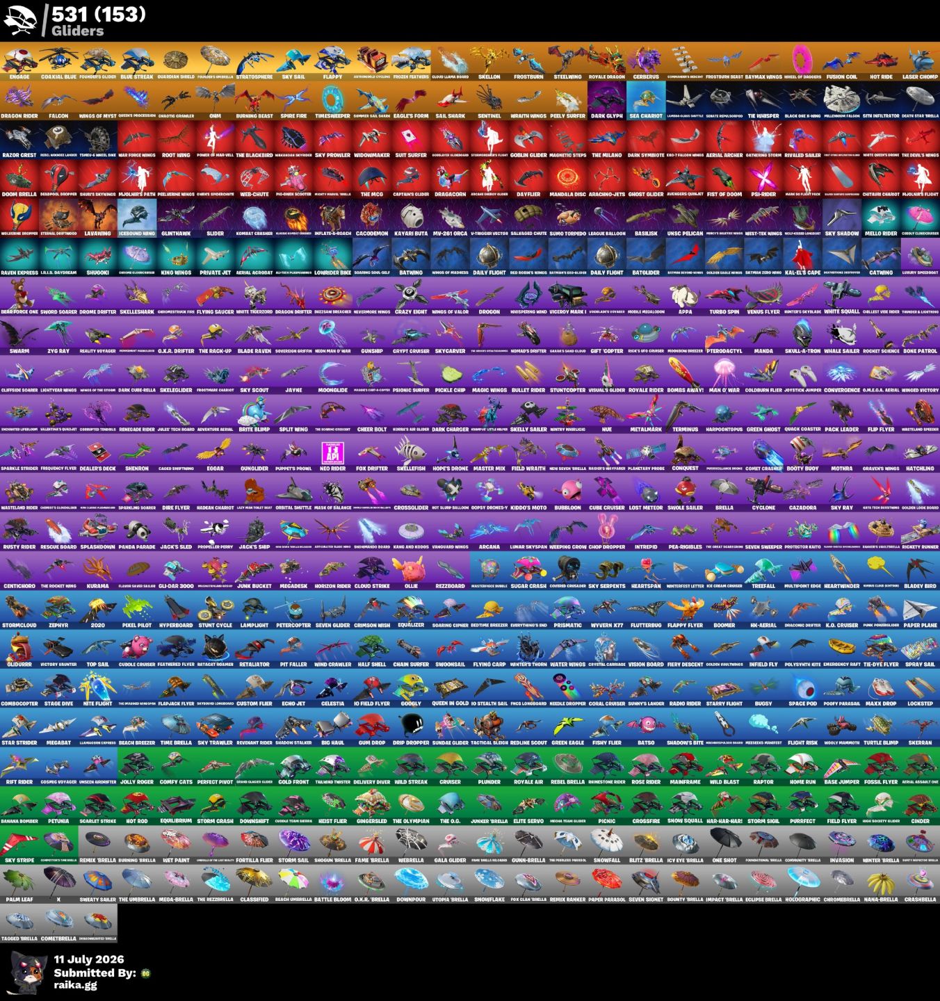 Conta Fortnite com 1.350 SKINS !