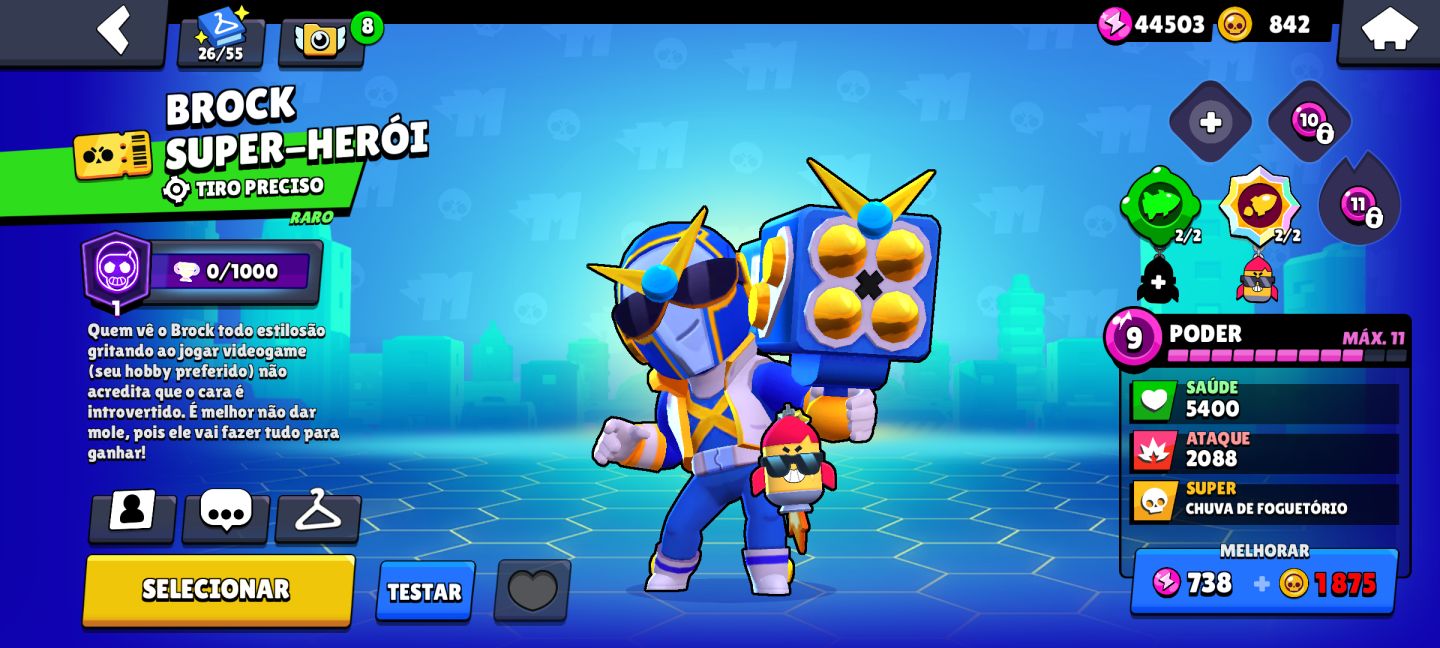 CONTA DE BRAWL STARS 38.300+ TROFÉUS 101 BRAWLERS SKINS EXCLUSIVAS