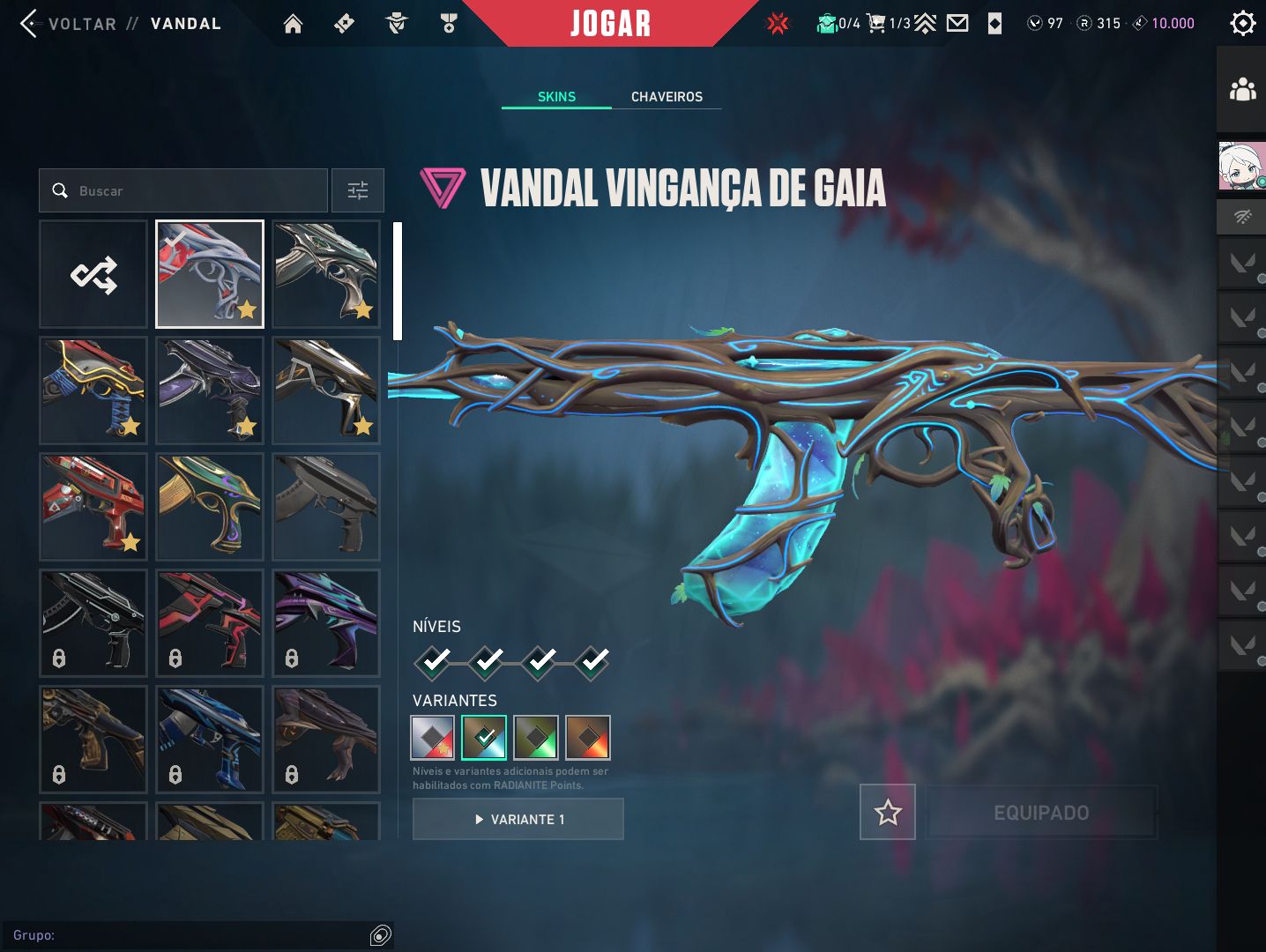 CONTA VALORANT PREMIUM | SKINS RARAS & COLECIONÁVEL (FULL ACESSO)