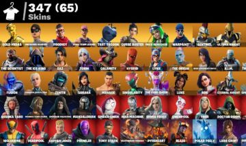 Conta de Fortnite com muita skin, SKINS RARAS, 347 skin