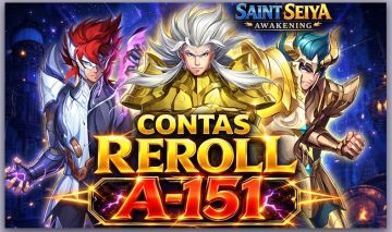 SERVIDOR NOVO A151 Contas REROLL - Saint Seiya Awakening