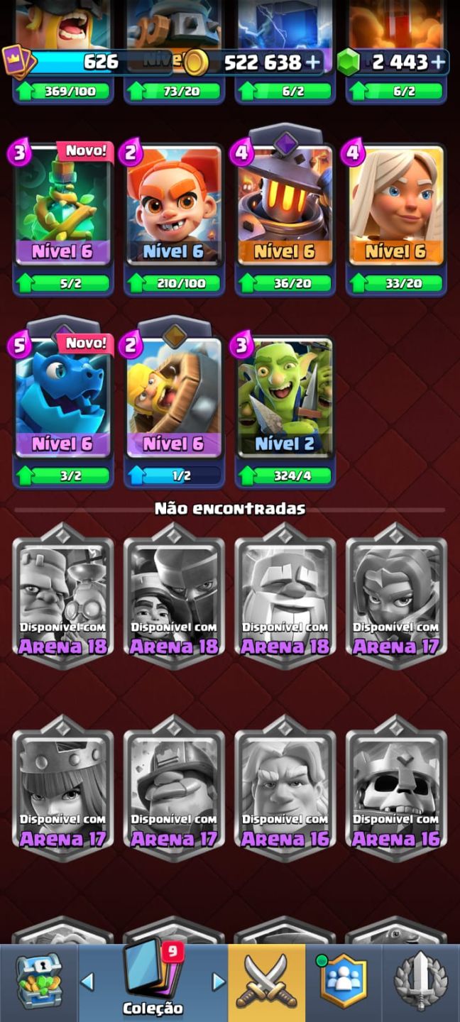 Conta Clash Royale 4071 Troféus Promoção