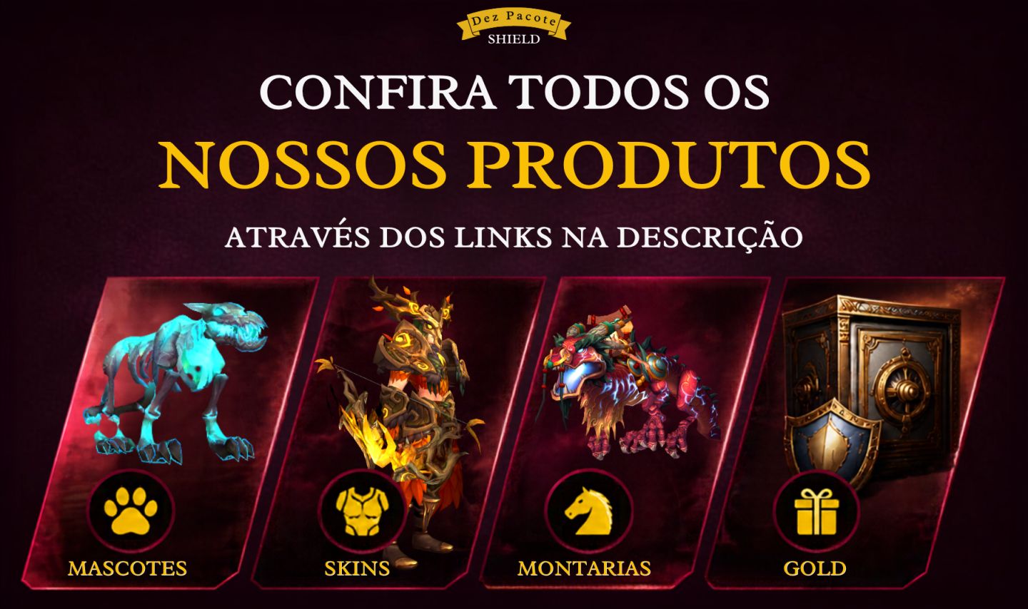 World of Warcraft - Montarias (Entrega Global) - WoW RETAIL