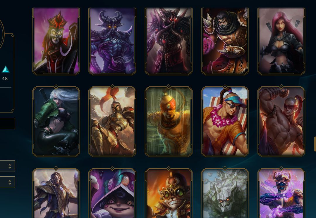 CONTA LOL BR 153 SKINS | LVL 347