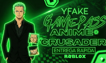 ANIME CRUSADERS GAMEPASS - PROMOÇÃO FÉRIAS - GAMEPASS - ROBLOX (ENTREGA RAPIDA)