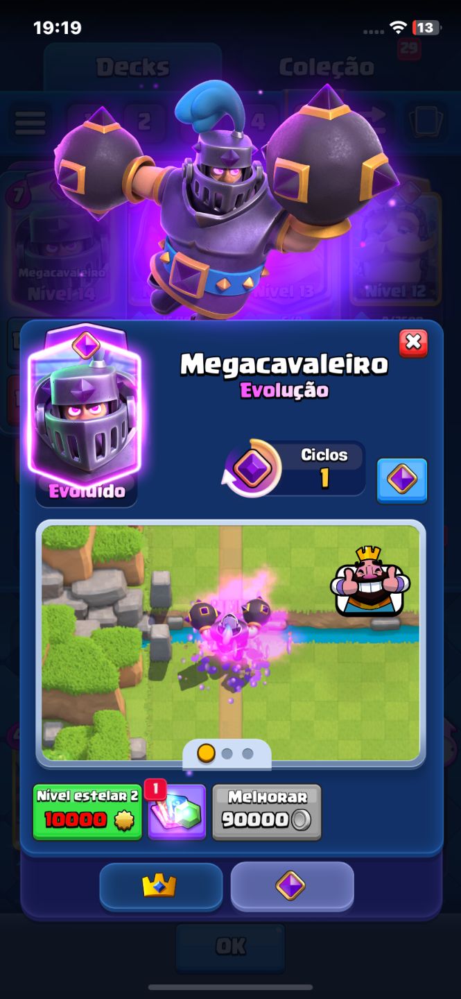CONTA CLASH ROYALE ARENA 21