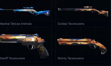 Conta com 24 skins e 1 Faca FA