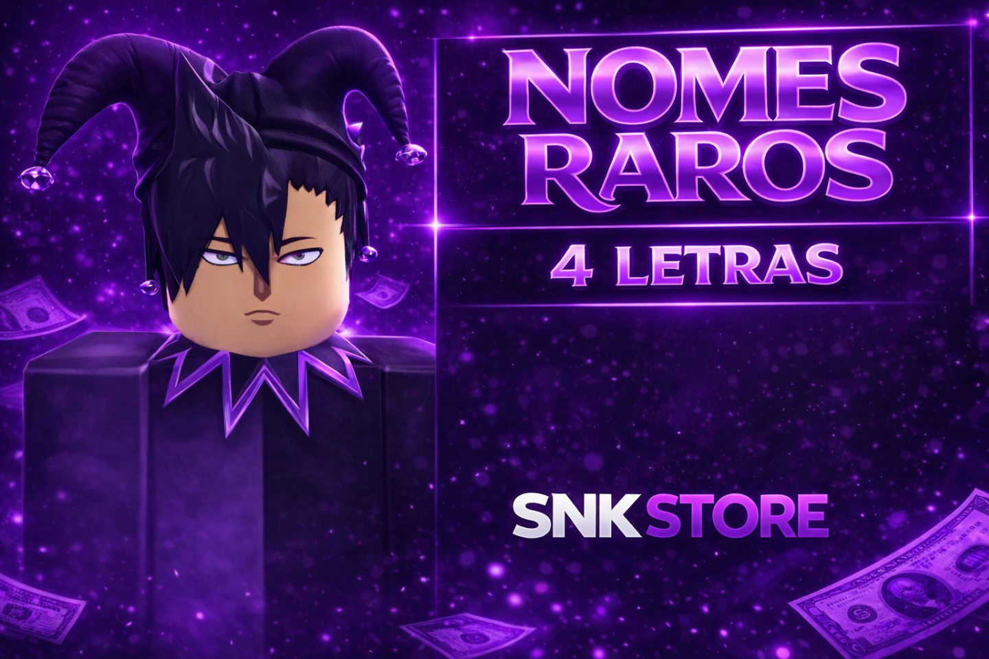 CONTA BRASILEIRA ROBLOX NOME ULTRA RARO (4 LETRAS)