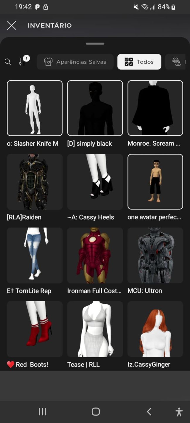 Conta IMVU Feminina | 626 Itens | Looks & Acessórios