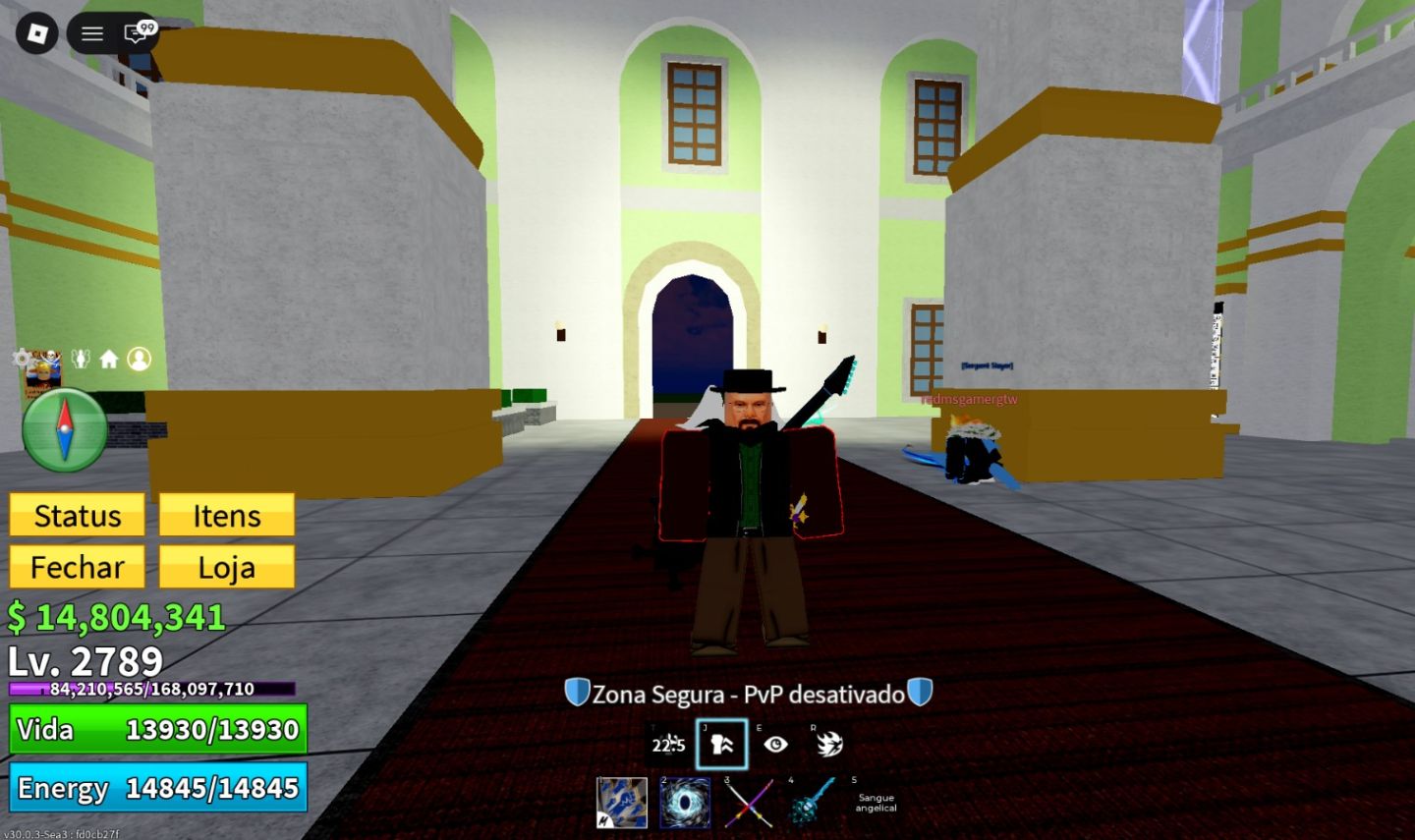 CONTA BLOX FRUITS 2789 | 4 PERM | CDK | V4 | ITENS RAROS
