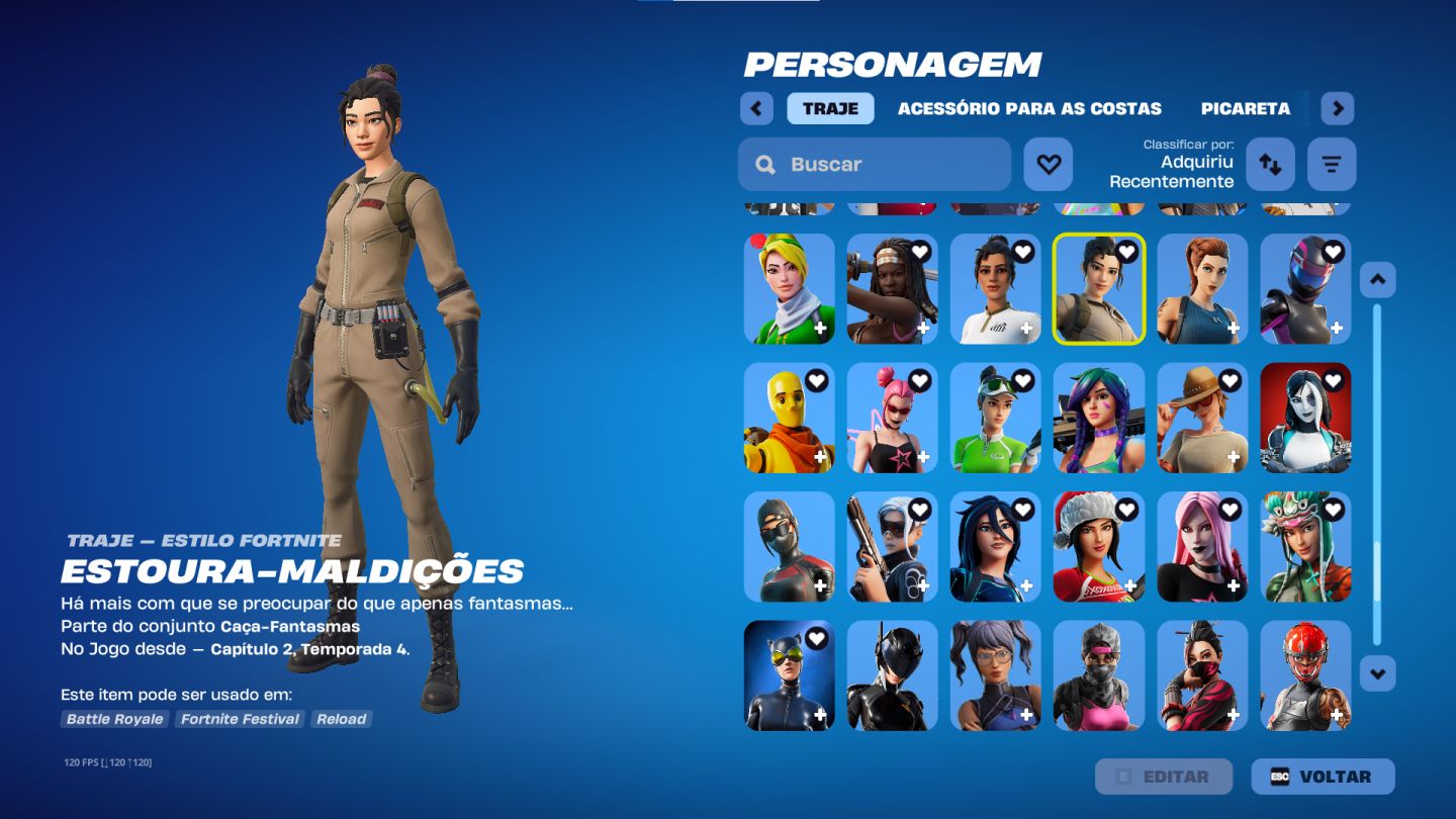 Conta fortnite tryhard com skins raras
