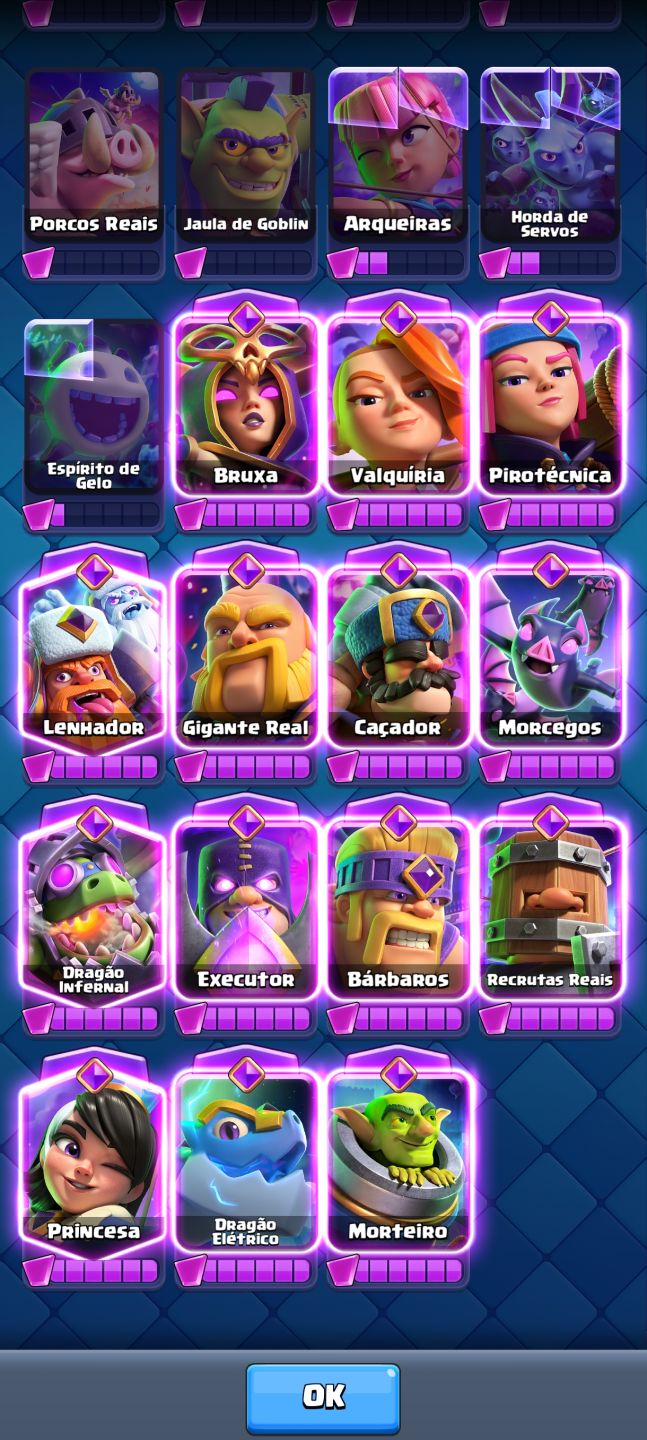 CONTA SUPERCELL 3 EM 1 | CV13 + 14 EVOLUÇÕES + 5 HERÓIS + 14K TROFÉUS