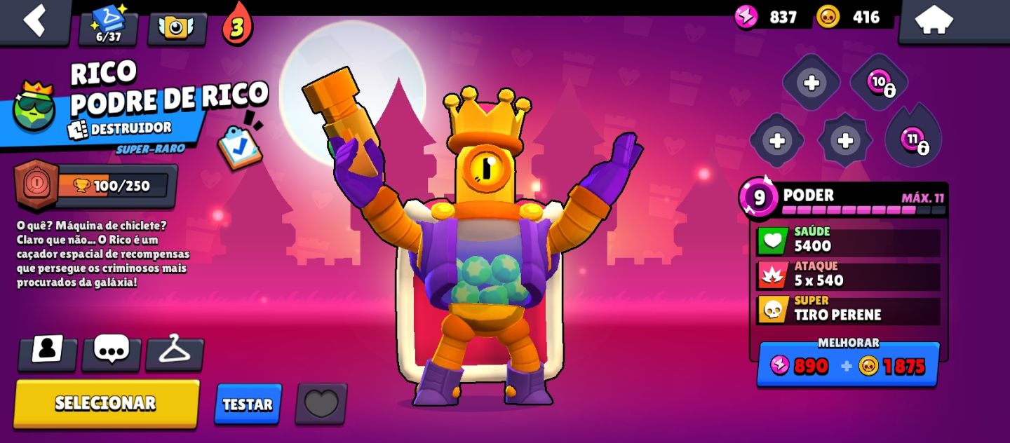 Conta brawl básica.