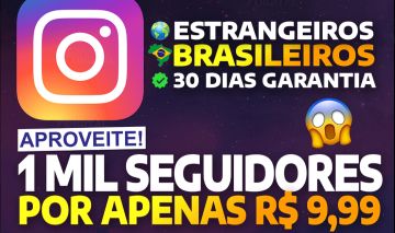 SEGUIDORES INSTAGRAM / SEGUIDORES BRASILEIROS