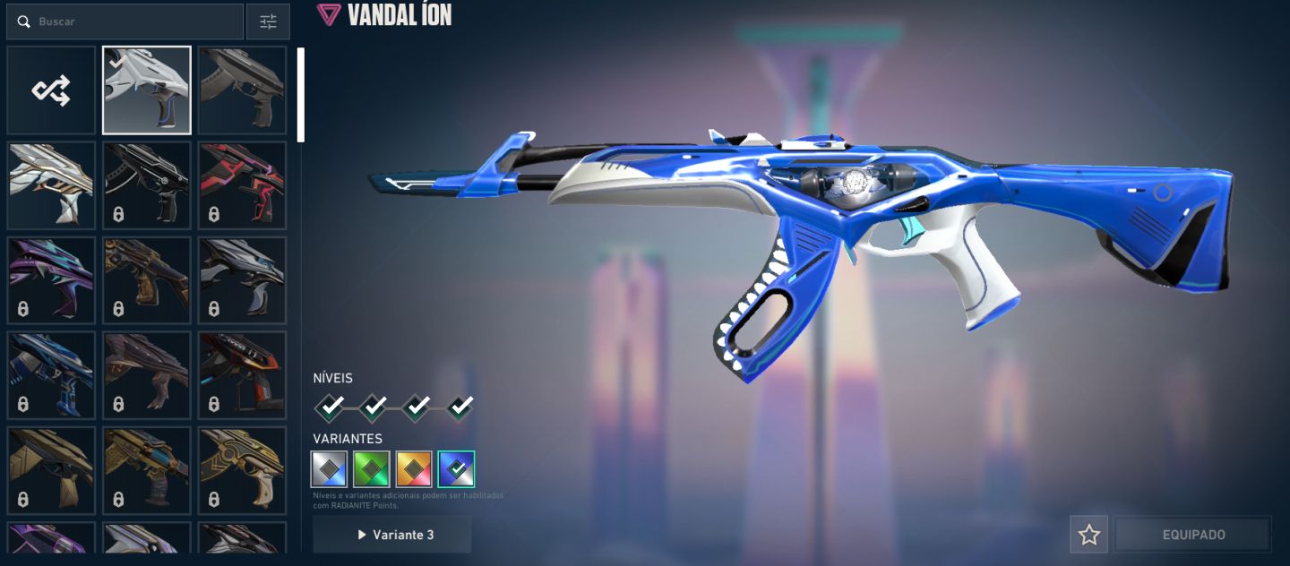 Conta Valorant Gold 2 | Skins Premium: Kuronami, Íon, Netuno e Fúria de Gaia