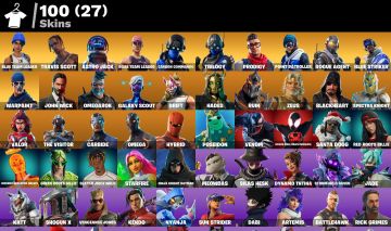 Conta Fortnite 100 SKIN/ TRAVIS SCOTT/ OG STW SALVE O MUNDO FUNDADOR GANHA VBUCK