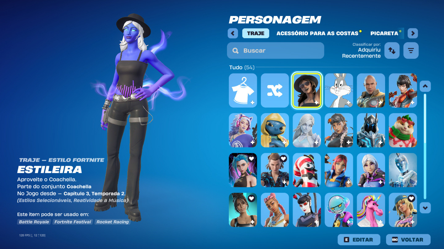 Conta de fortnite full acesso melhor preço, com varias skins tryhard