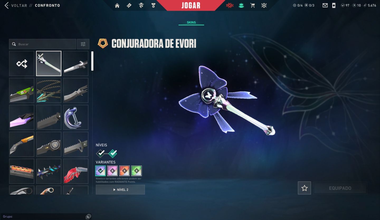 Conta valorant com +4000 gastos em skins e passes. Dono único 100% seguro