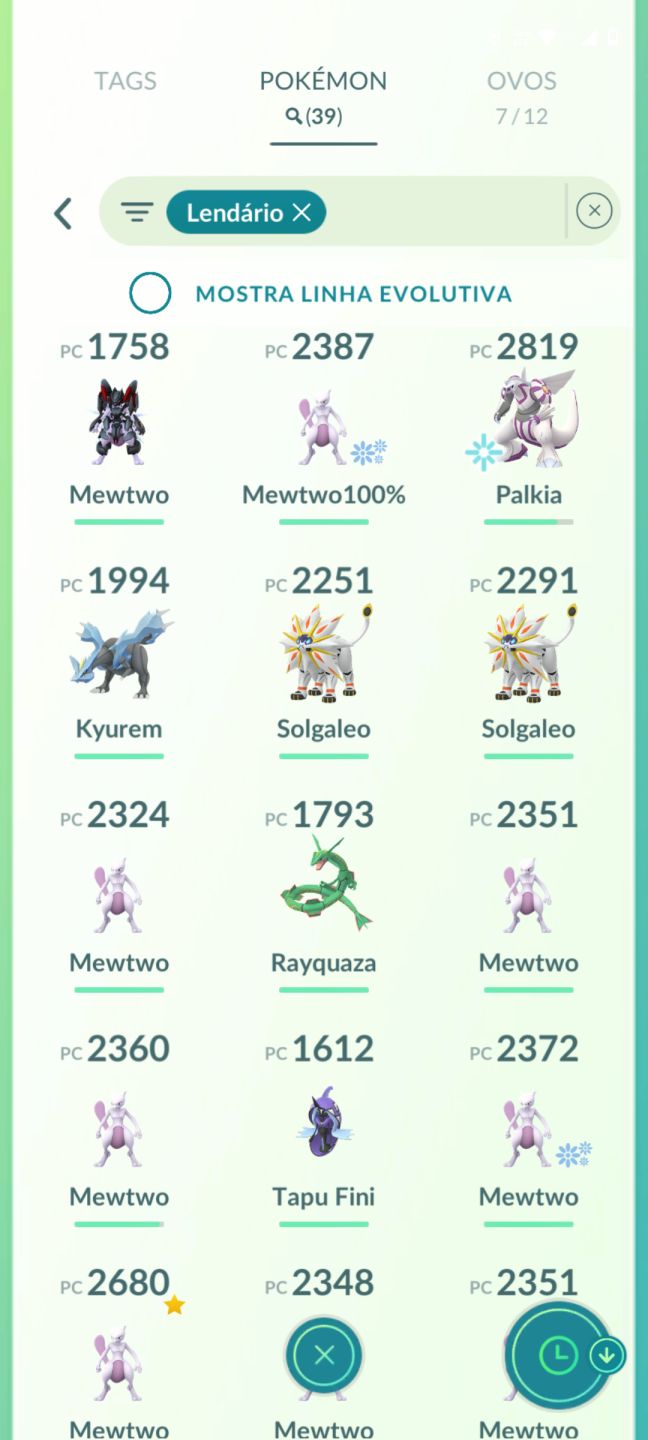 Conta Pokémon GO | Lv. 39 | 39 Lendários | Mewtwo 100% + Armored