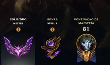 Conta Mestre League of Legends