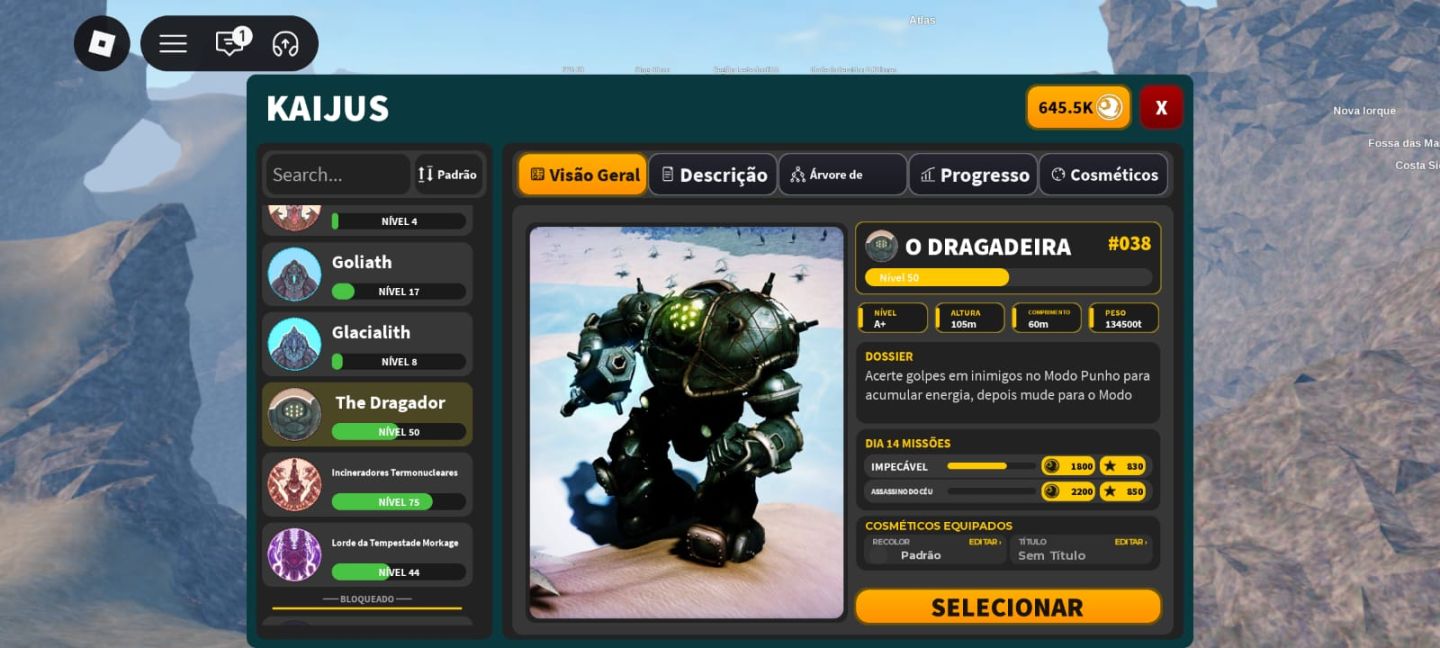 KAIJU UNIVERSE CONTA COMPLETA + TODAS AS GAMEPASSES | FULL GAMEPASS