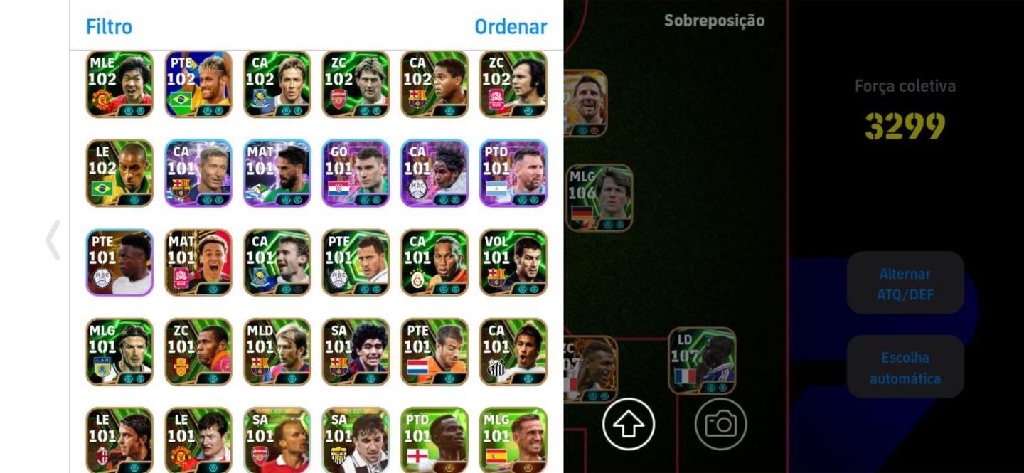 CONTA eFootball | VÁRIOS JOGADORES ÉPICOS + BIG TIME | 3300 FORÇA