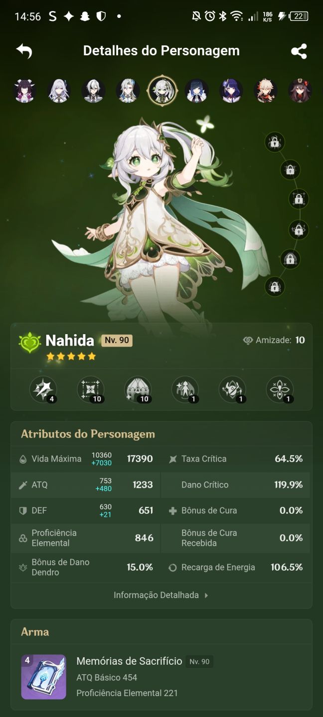 Conta genshin impact 19 T5 LIMITADOS AR 59 SERVER AMERICA (negociável)