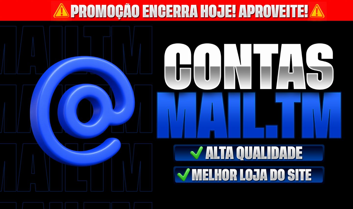[MENOR PREÇO] 200X EMAILS @MAILTM