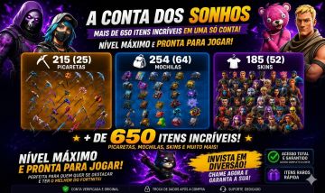 Sua Nova Conta Fortnite Está Aqui! com Travis Scott e muitas outras skins