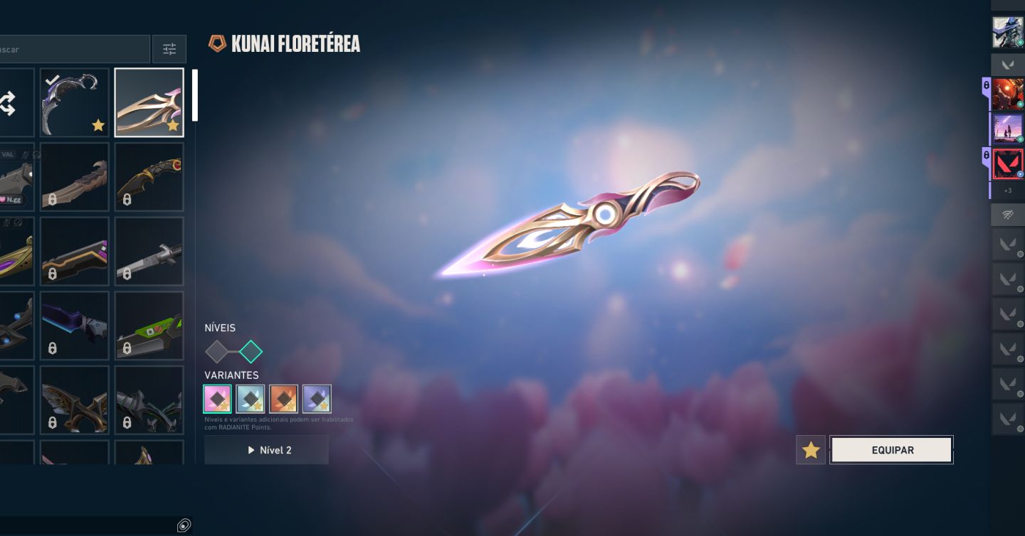 Conta diamante1 com skins de vandal,phantom,operator,faca,sherif