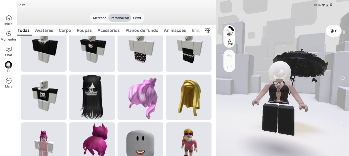 CONTA ENDGAME DEATH BALL + IMENSO INVENTÁRIO DE ROUPAS ROBLOX