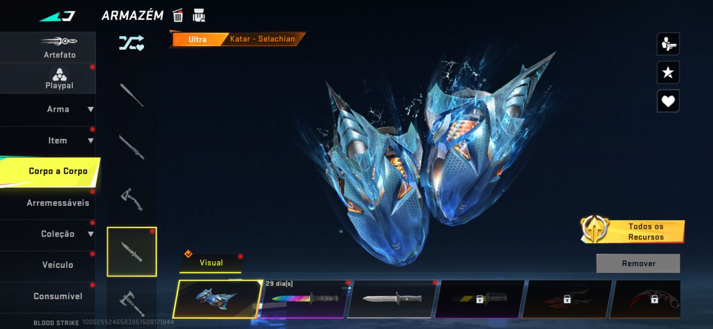 Conta bloodstrike top p90 evo