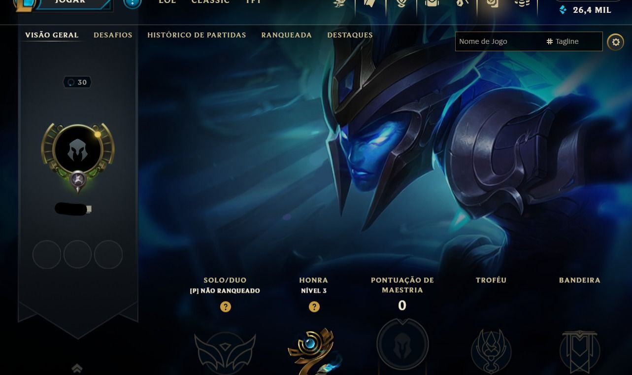 Smurf Acc com Skins Tryhards