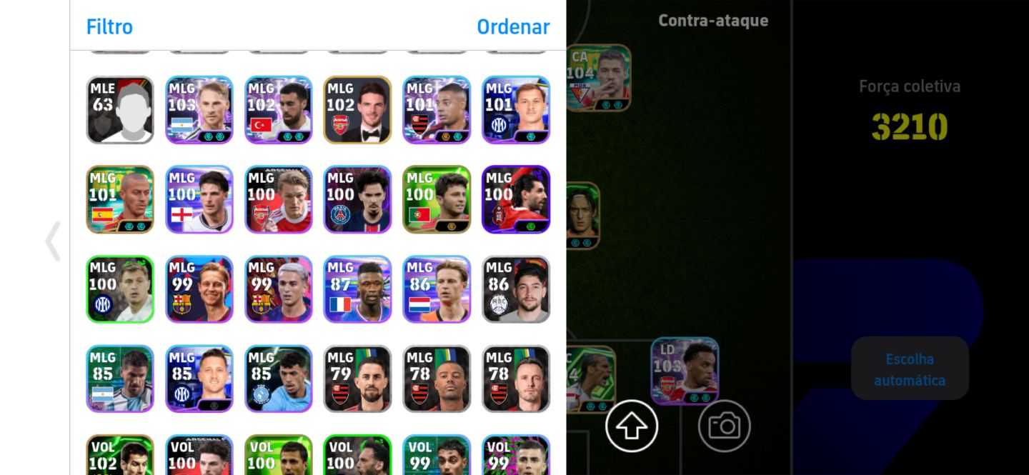 Conta efootball + 2220 de força completa