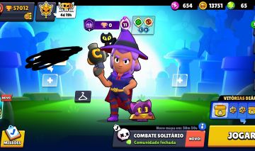 Conta de Brawl Stars antiga de 2019 com skins antigas e bem gemadinha