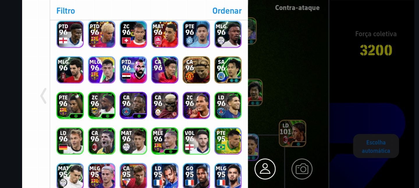 Conta com Ibra 110 e time completinho
