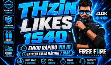 Likes free fire na promoção