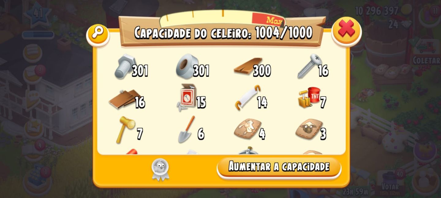 CONTAS - HAY DAY FAZENDAS 5 ESTRELAS - MELHOR PREÇO
