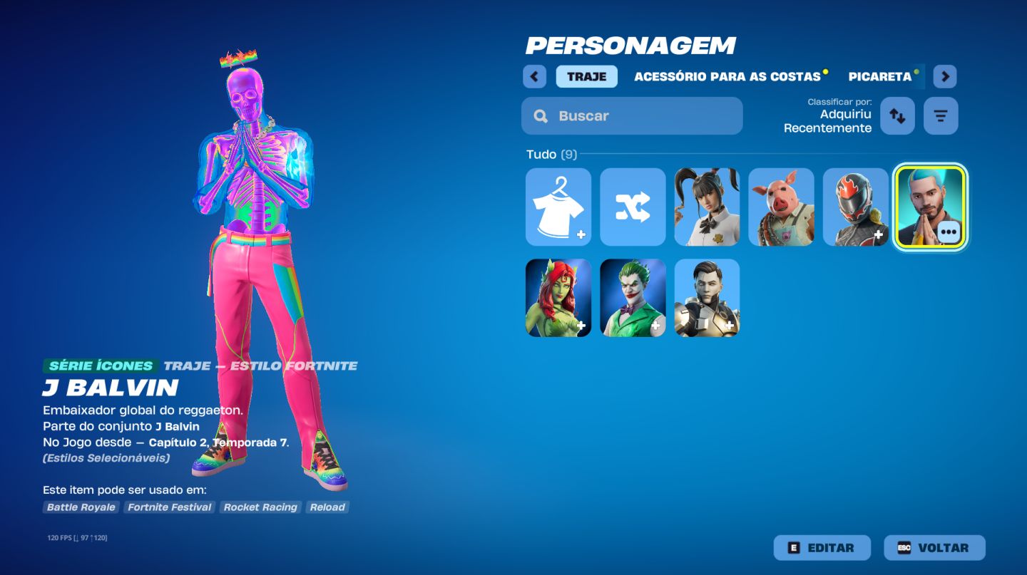 CONTA TRYHARD PACOTE JOKER