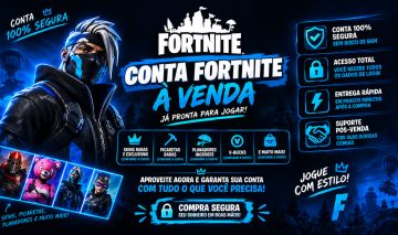 Conta de FORTNITE - 100% ACESSO SEU. Passo e-mail e senha da epic games!