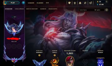 Conta lol com 488 Skins, com a skin exaltada do viego + 111 Essências miticas