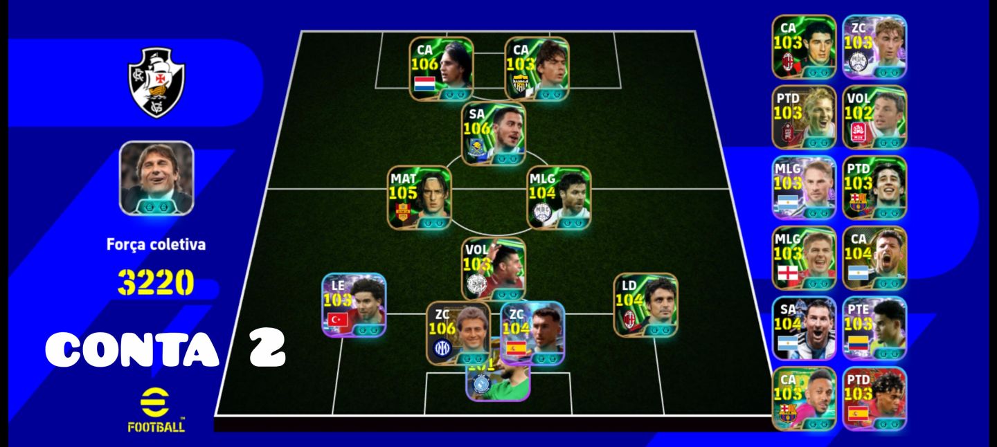 CONTAS DE EFOOTBALL UPADAS | COM ÉPICOS E PREÇOS ACESSÍVEIS!