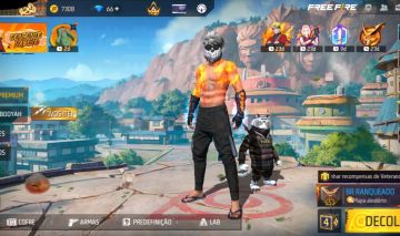 CONTA DE FREE FIRE GEMADA COM ITENS RAROS